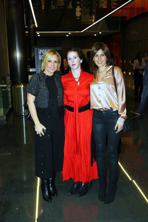 Sandra Zambrano, Bárbara Rodríguez y Brenda Cavazos