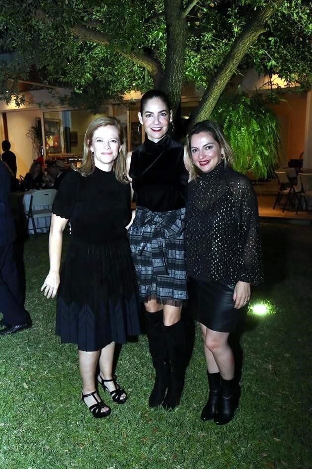 Mireille Mouret de Garza, Paulina Zambrano y Brenda Murga de Aldape