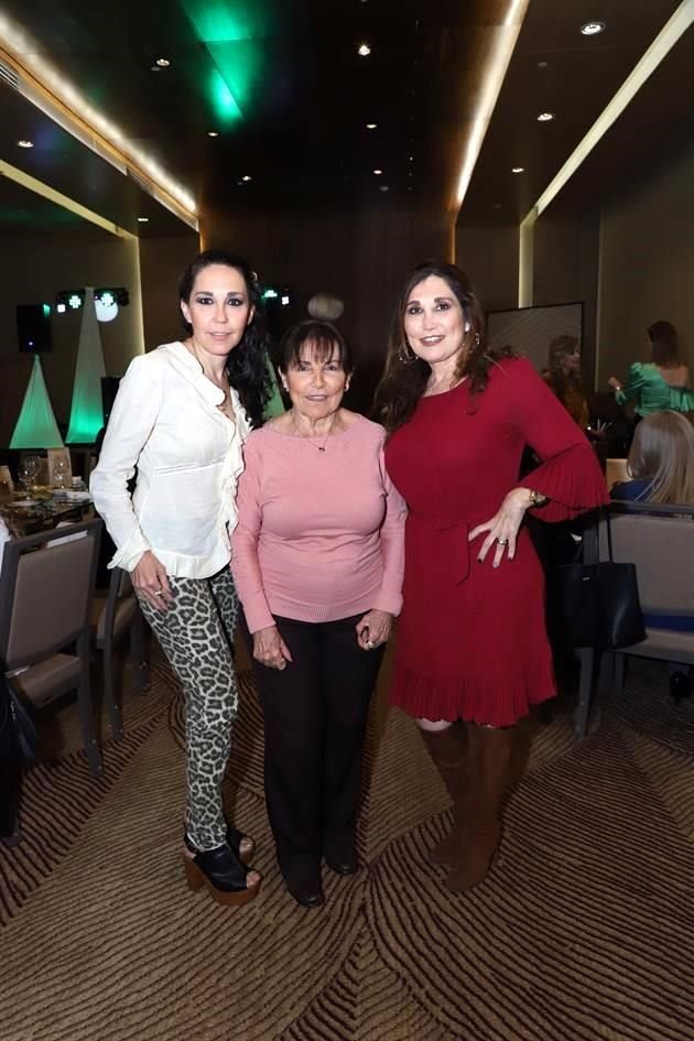 Mireya Guajrado, Hortencia Garza y Dinorah Guajardo Garza