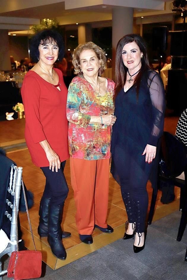 Paulina Treviño de Morales, Graciela Muguerza y Marlene Dávila de Rodríguez