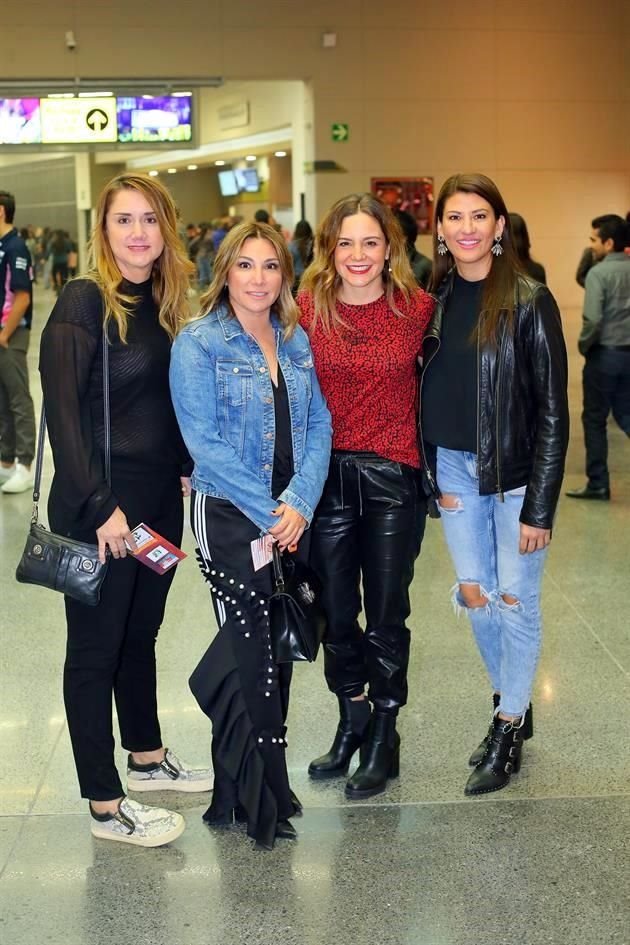 Karla de Carrillo, Alexandra Gaxiola, Alejandra Mayer y Rosalba LLanes