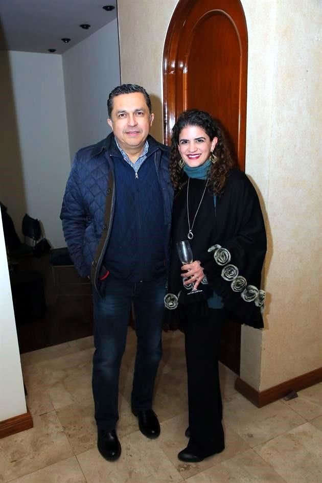 Adrián Quiroga y Marcela Saide