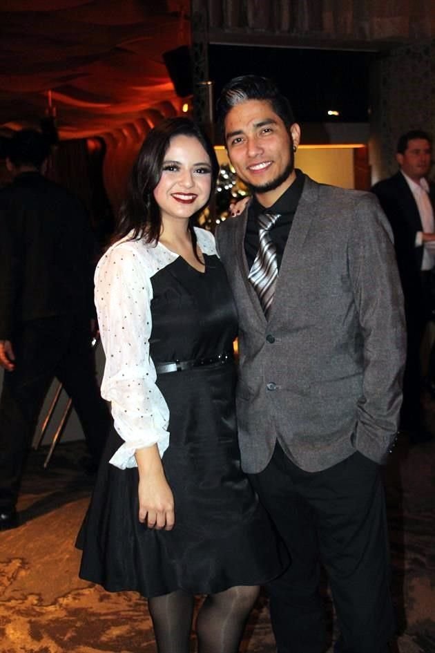 Michelle Torres y Juan Carlos Olvera