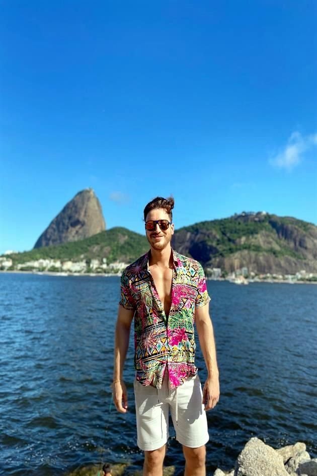Leonardo Ramírez aprovechó el calor de Río de Janeiro, Brasil.