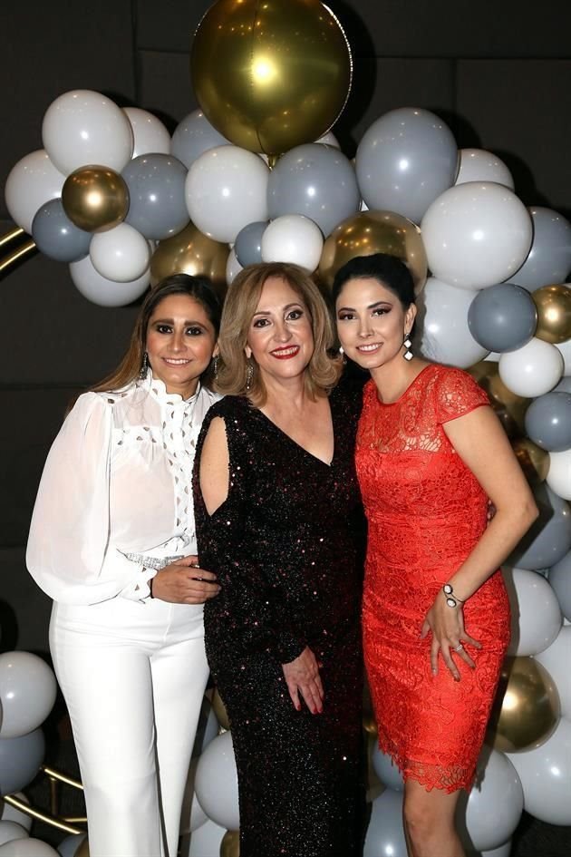 Keyvi Triana, Tina Garza de Madero y Alda Cardin