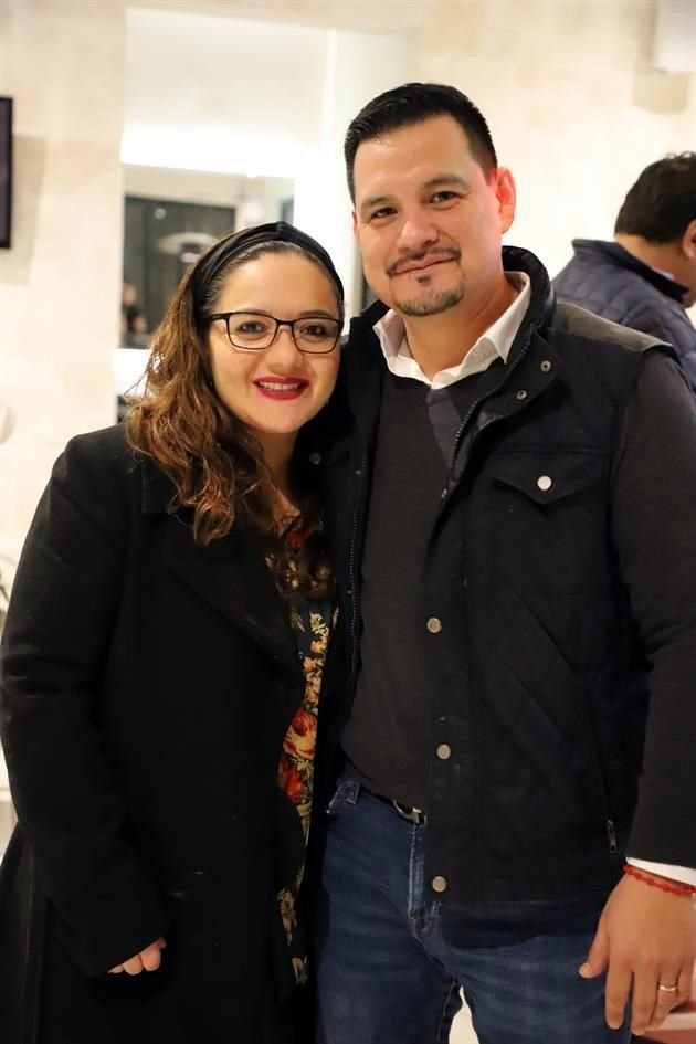 Melissa Quiroz y Hugo Zazueta