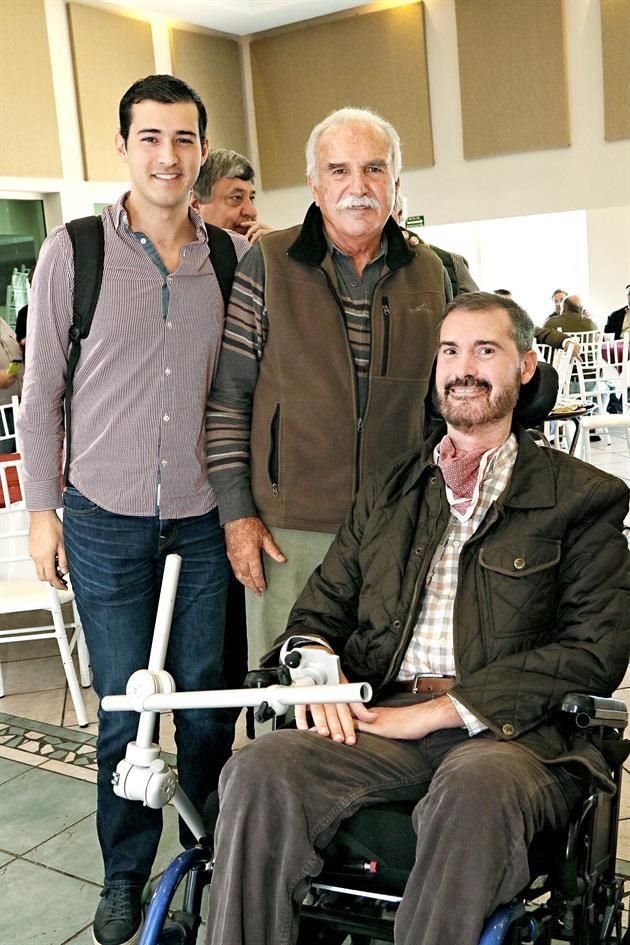 Pablo Ferrera, Reynaldo Farías y Pablo Ferrera