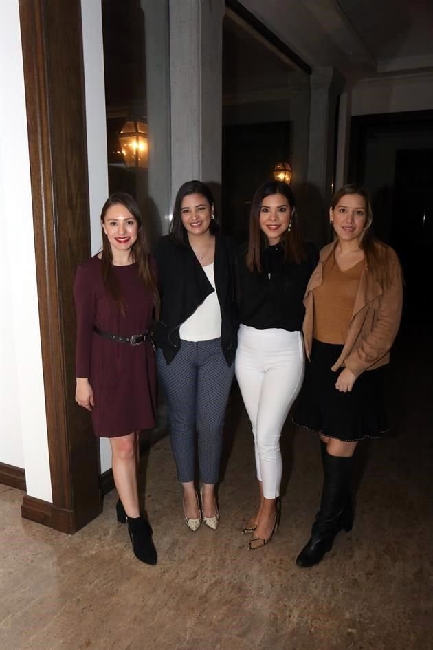 Carolina del Río, Daniela Villarreal, Camila Moya y Rubí Rivera