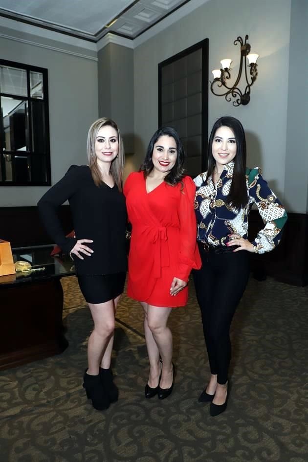 Vanessa Mendoza de Villarreal, Alicia Lozano de Milán y Amy Guzmán
