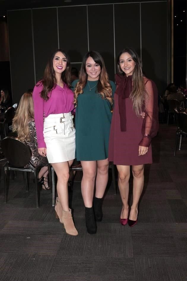Cintia Romero, Rocío Arriaga y Yarely Espinoza