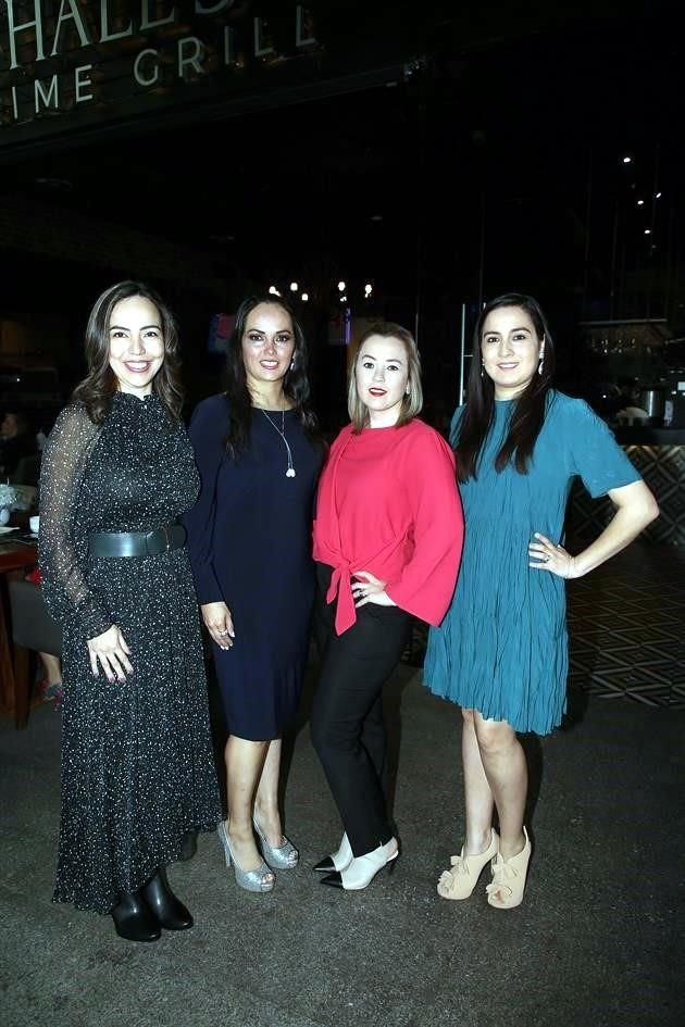 Alma Leal de Castilla, Isela Leal de Martínez, Cynthia Guevara y Adriana Rentería