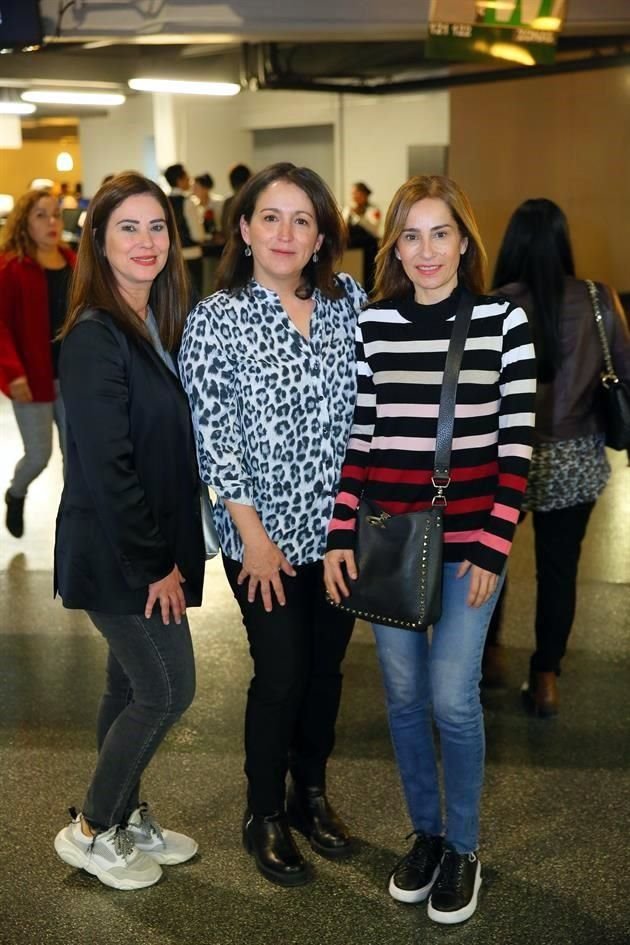 Gabriela Villarreal de De la Garza, Lorena Maldonado de Dellano e Yvonne Odriozola de Martínez