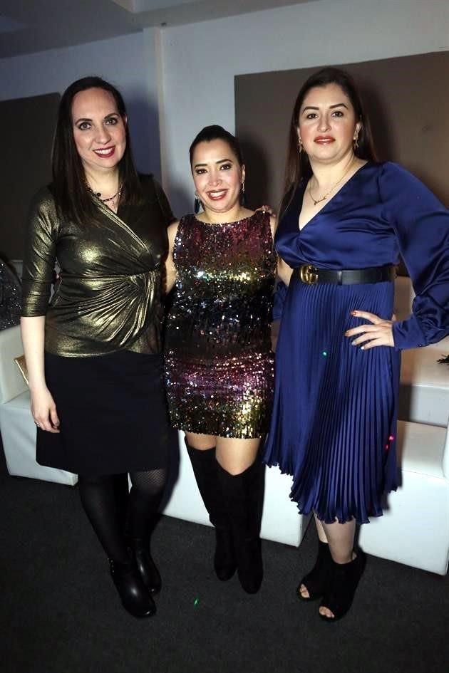 Rosy Elizondo, Cindy Chavarría y Yolanda Garza
