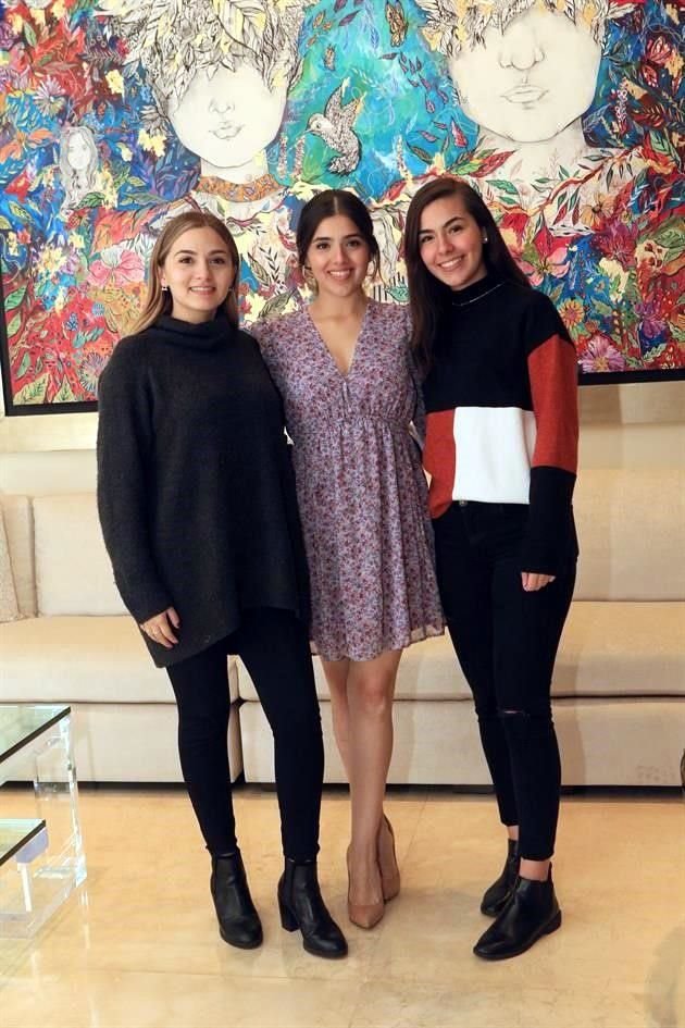Valeria Velasco, Fernanda Velasco y Mariana Velasco