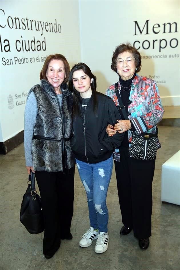 Virginia Hernández Leal, Natalia de Jesús Gómez e Imelda Álvarez