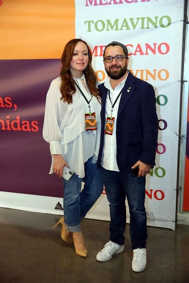 Priscilla Falcón y Daniel Sada
