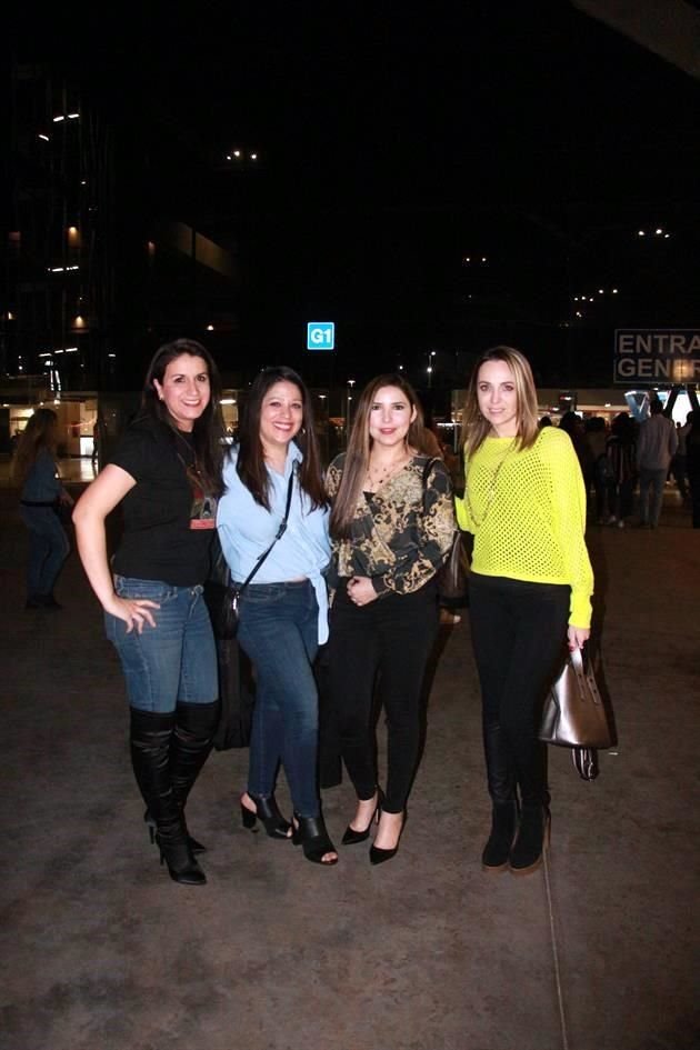 Sarahí Cantú, Gisella González, Brenda Garza y Karent Villarreal