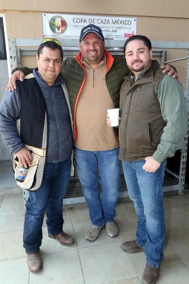 Edú Garza, Rubén Martínez y David Ramírez