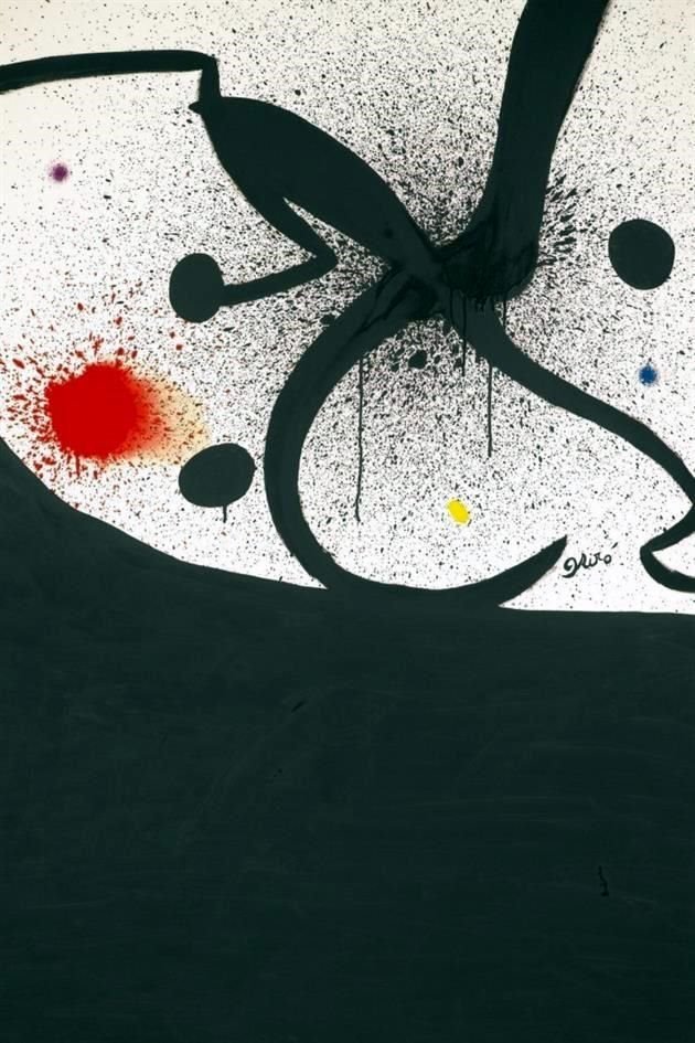 'Pájaro, insecto, constelación' (1974) de Joan Miró.<br>Dls. 3 millones a 4 millones