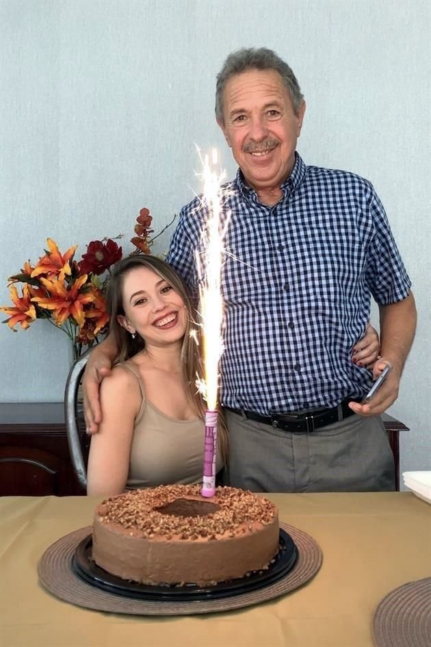 Wendy Chapa  y su papá, Alberto Chapa González