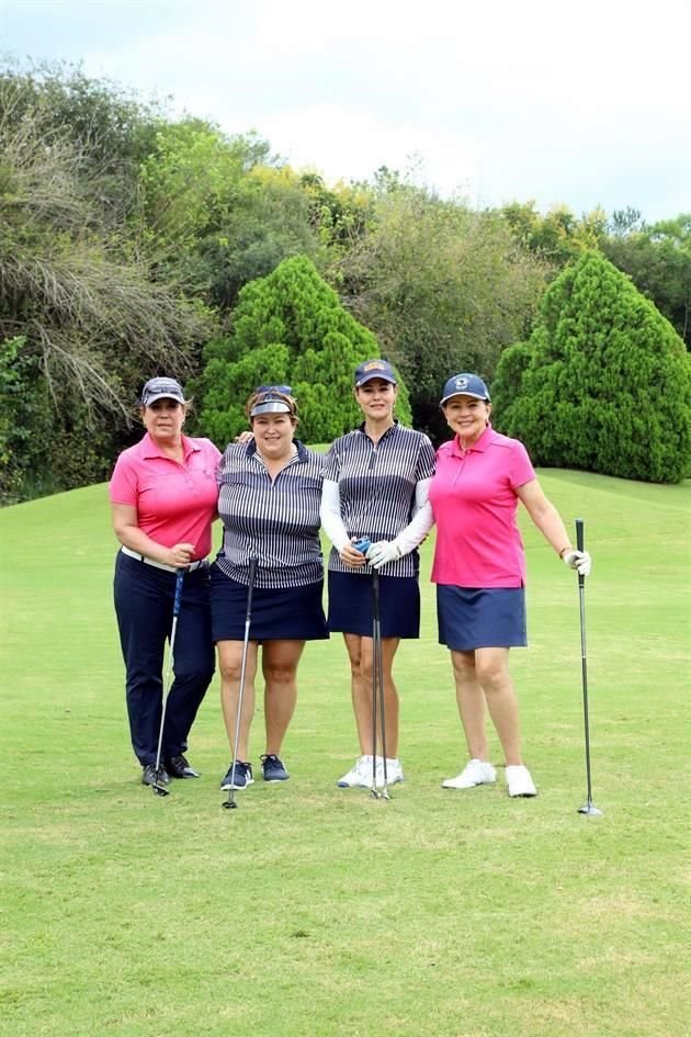 Lourdes Bortoni, Claudia Cárdenas de Tamez, Kathia González de Samar y Adriana Montemayor de Martínez