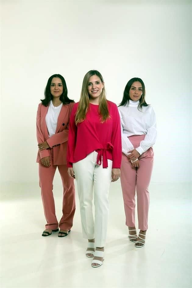 Sonia Perales, Adriana Farías y Carolina Bolio