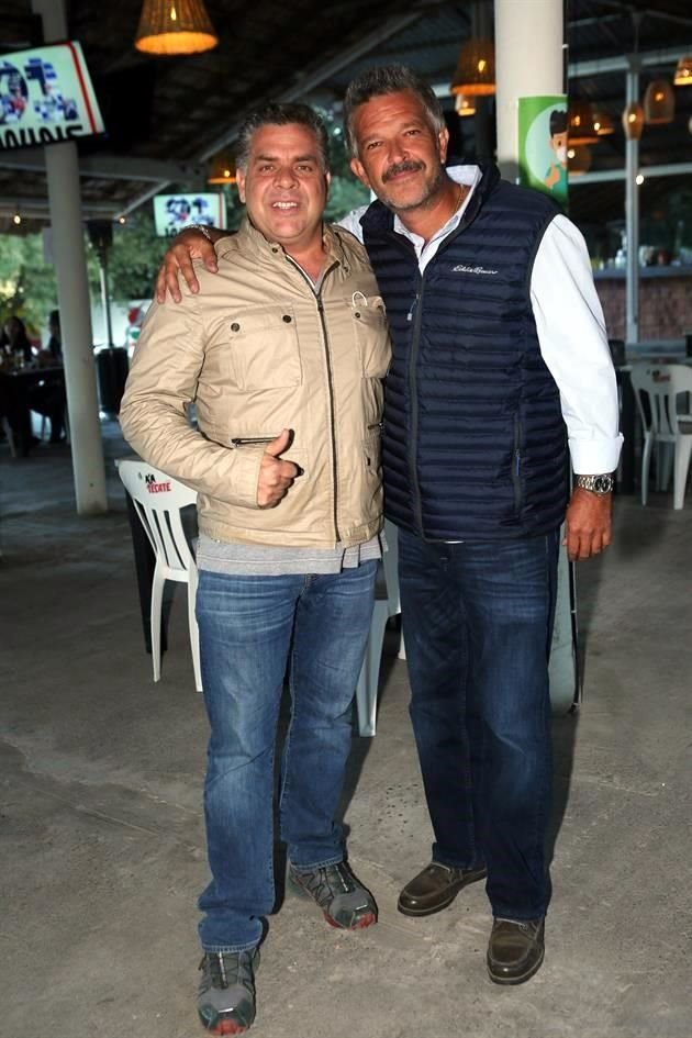 Éric Erhard y Carlos Montemayor