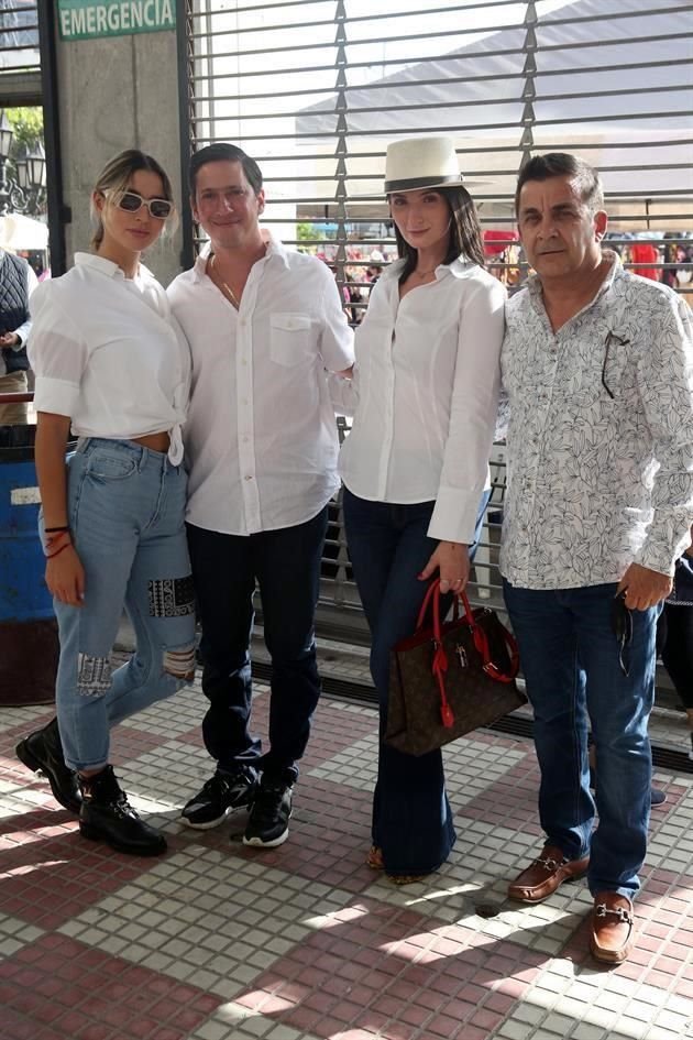 Cassandra Guajardo, Hugo Lozano, Ileana Guajardo y Luis García