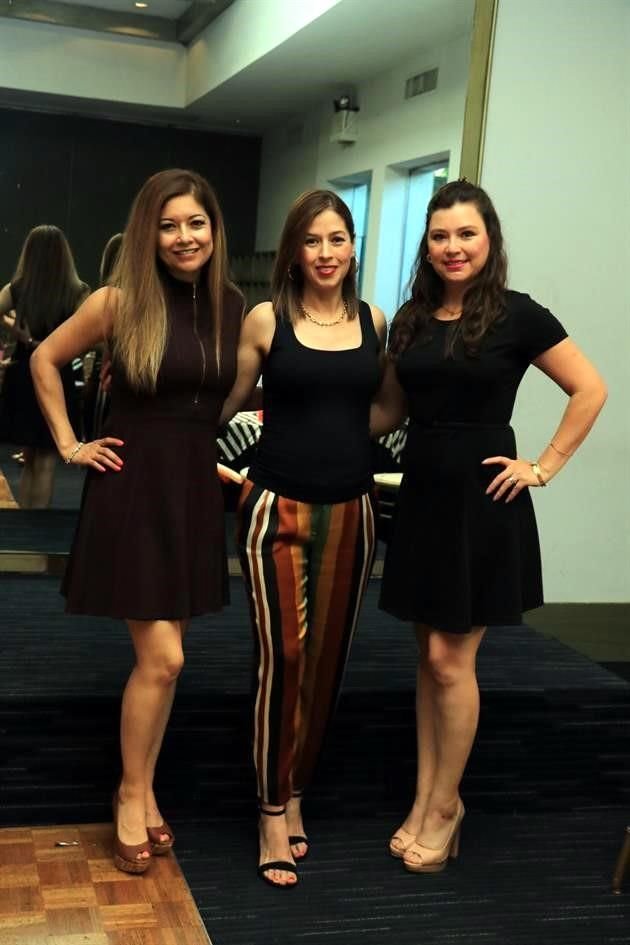 Mireya Sánchez, Deisy Garza y Sara Montes