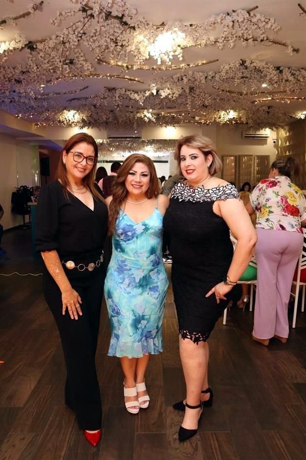 Vicky Ortiz, Oliva Garza y Mirna González