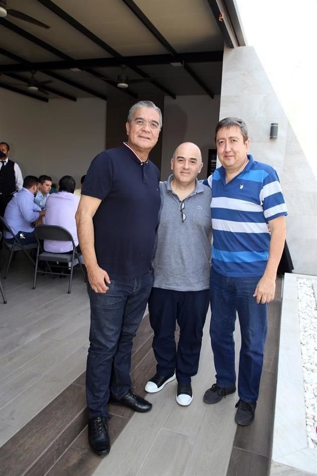 Alberto Abascal, Jesús Cepeda y Alfonso Dávalos Díaz de Sandi