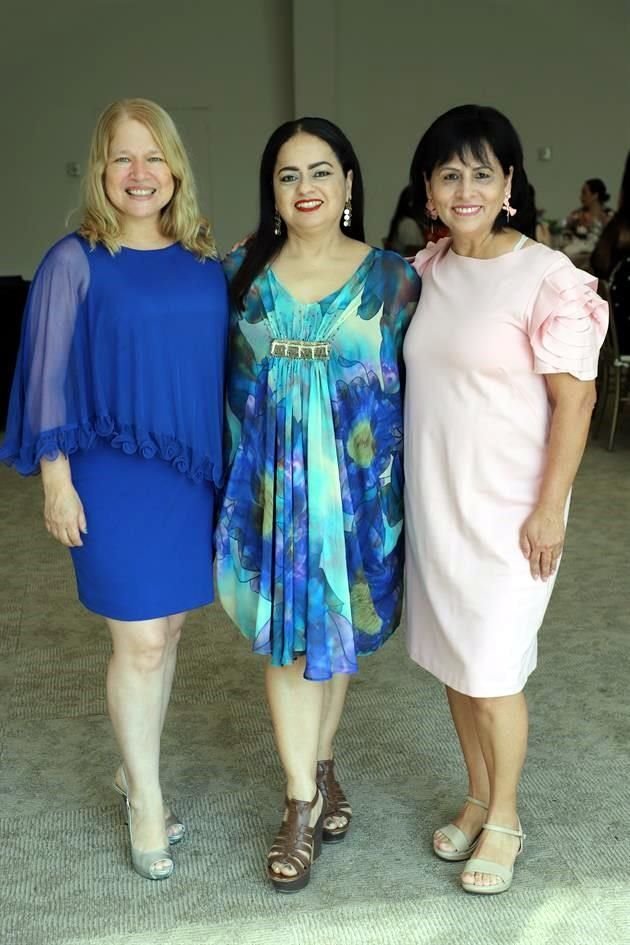 Martha Martínez, Rosy Arellano y Rosario Padilla