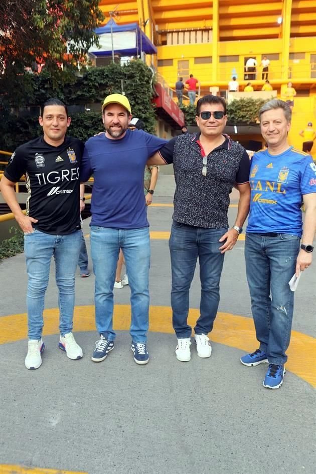 Alejandro Ramírez, Francisco Wolberg, Esteban García y René Lobo