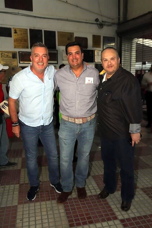 Fernando Lozano, Héctor Serna y Raymundo Sánchez