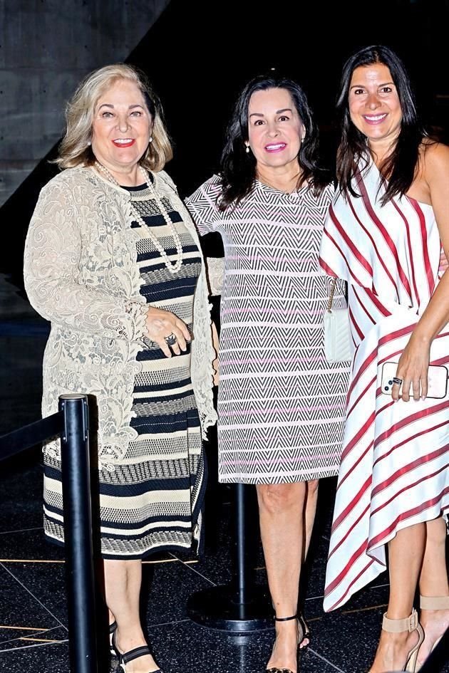 Liliana Melo de Sada, Maye Garza Rangel y Lorenia Canavati