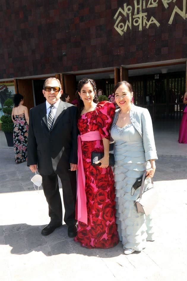David Villarreal, Titi Uresti de Cantú y Janeth Villarreal