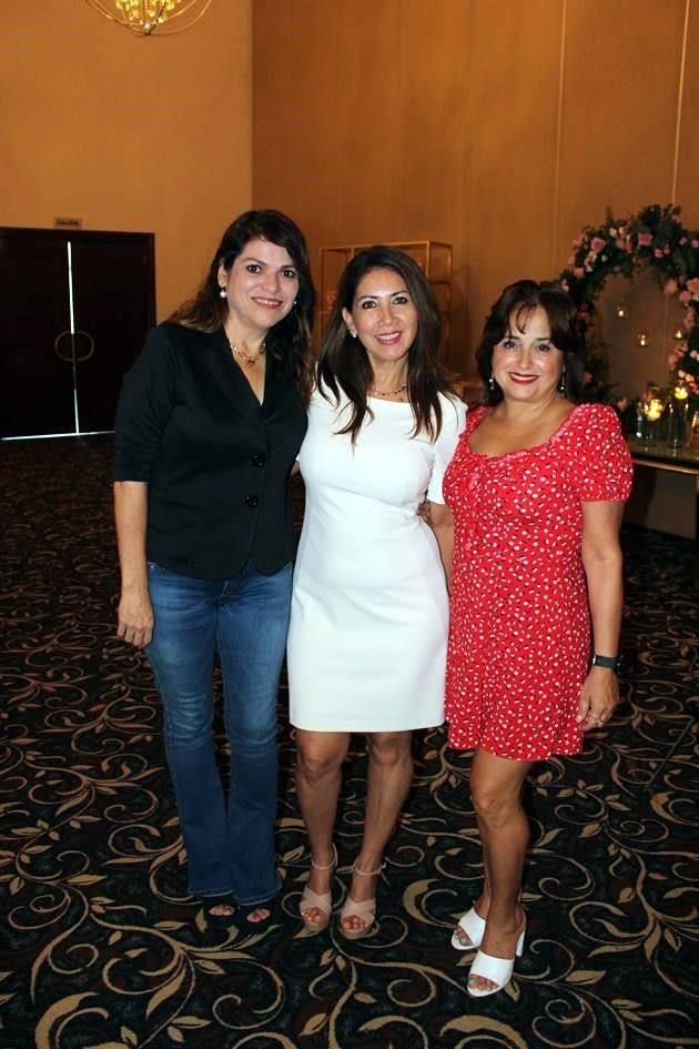 Sonia Flores, Norma García y Marcela Tafinder