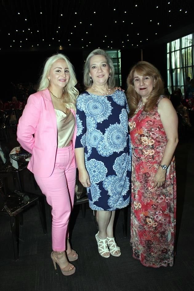 Gloria González Contreras, Nora Myerna Olivares y Guillermina Morales