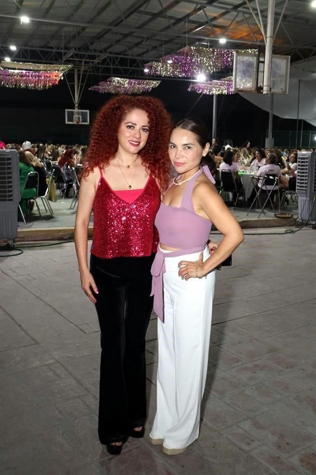 Andrea Zavala y Kitzia González