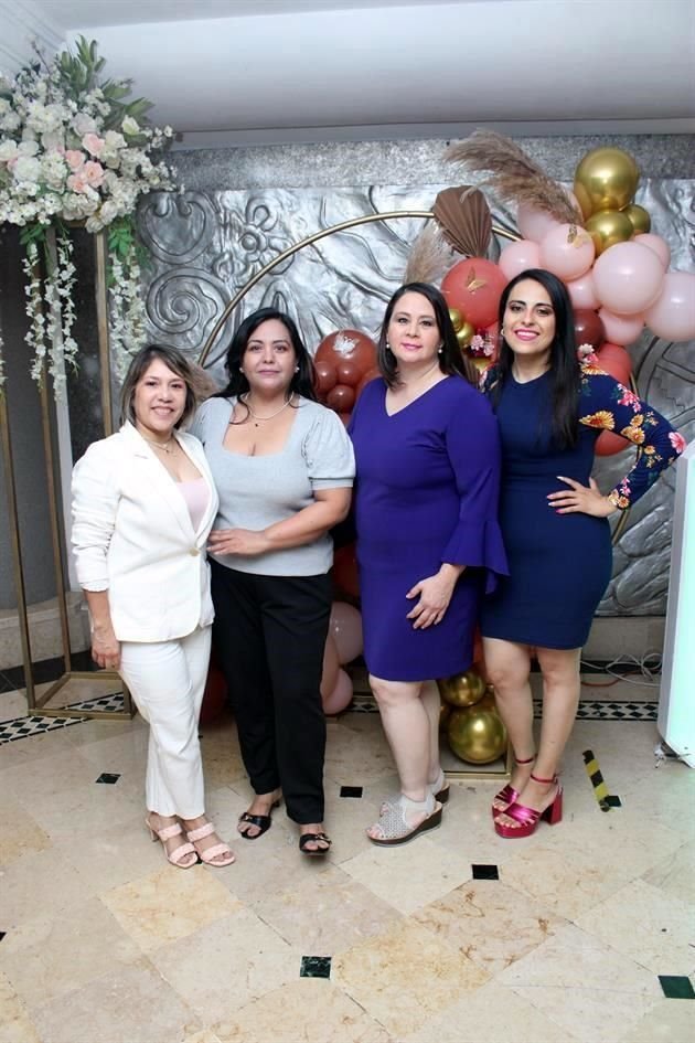 Claudia Rodríguez, Lorena Gutiérrez, Rocío Garza Celia y Vanessa Villagómez