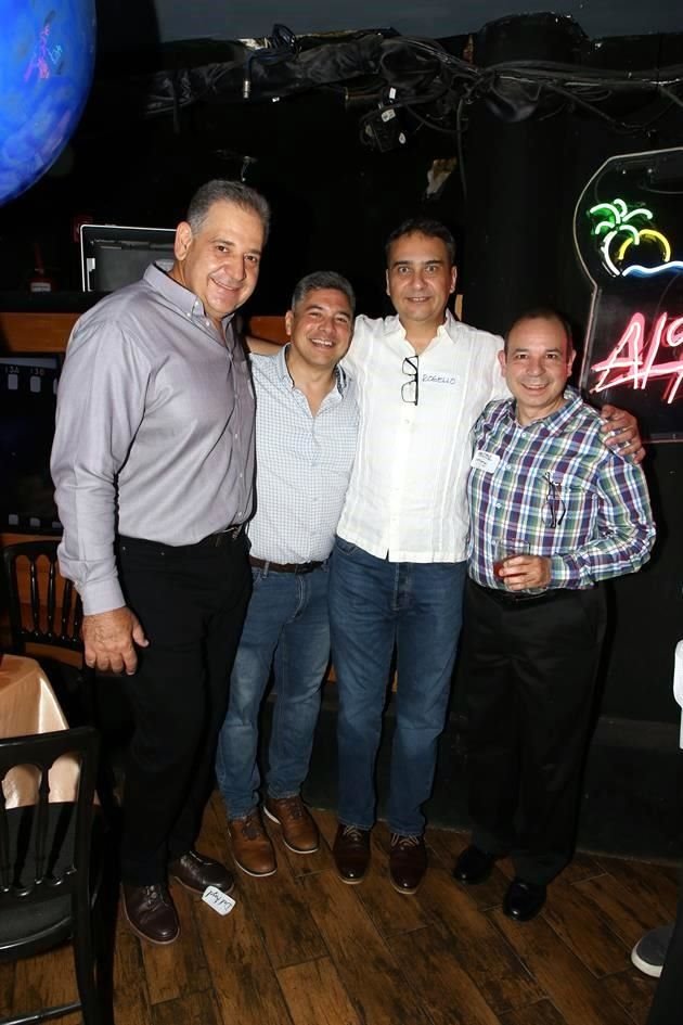 Gerardo Hanun, Héctor del Ángel, Rogelio Sánchez y Hector Lozano