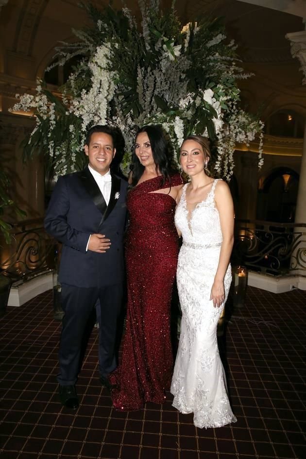 Axel Méndez Rebollo, Liz Cantú Leal y Sofía García Cantú