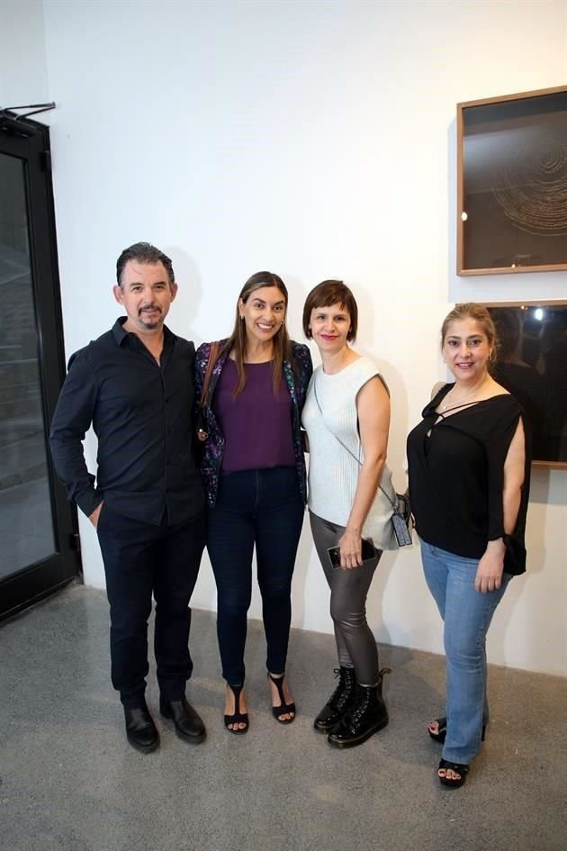 Eloy González, Undira Sánchez, Arlene Lozano y Mónica Fernández