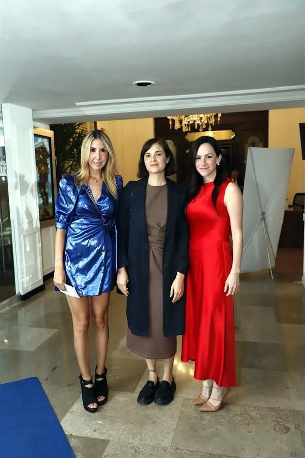 Lulú Montemayor, Mariana García y Elisa Elizondo