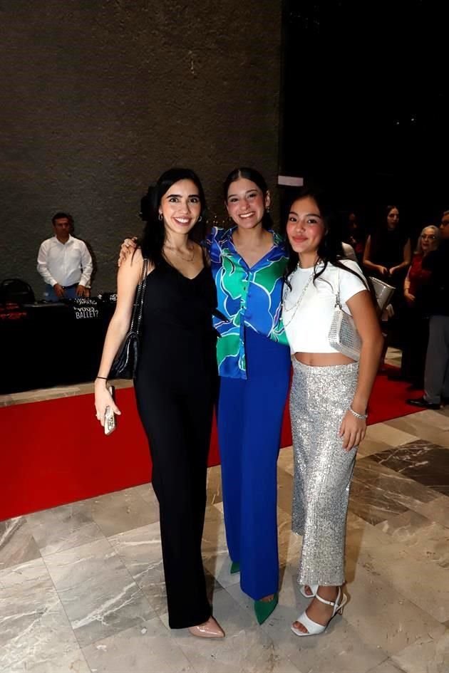 Andrea Saucedo, Sara Ivanna Saucedo y Paula Tolosa