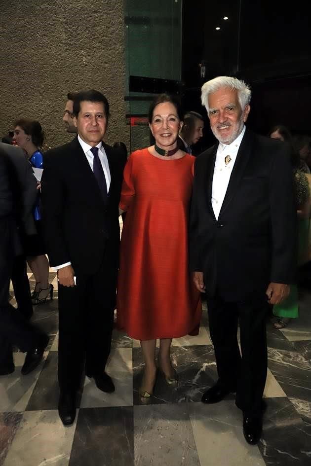 Gerardo Páez, Francisca Reynaud y Ernesto Canales