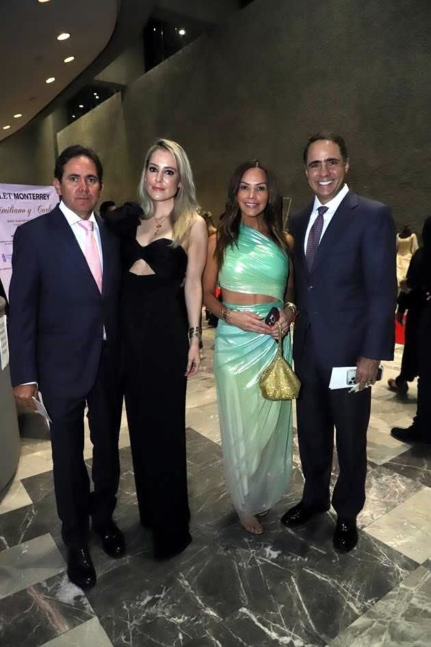 Ricardo de la Peña, Astrid Valdez, Rossana Zaragoza y Luis Ortiz