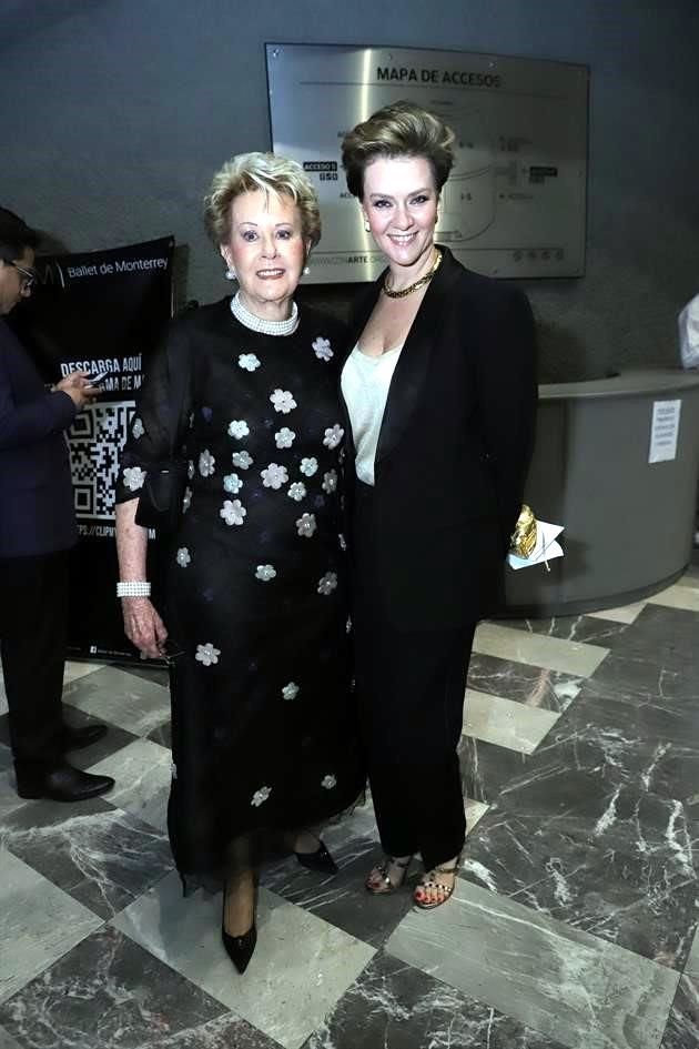 Teresa Pinzón de Madero y Marisa Madero