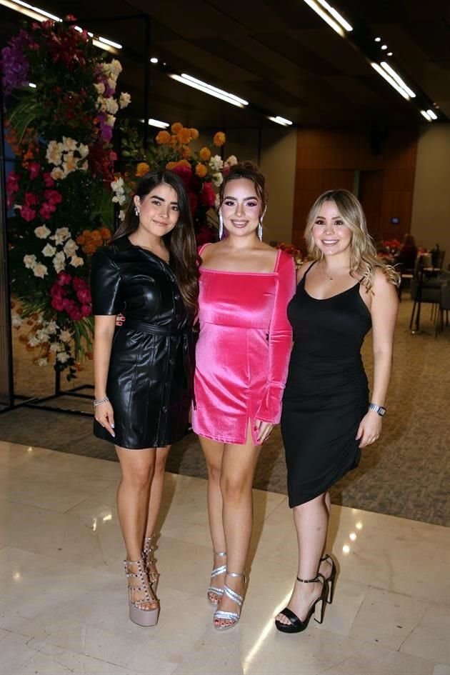 Jessica Hernández, Raquel de la Garza y Regina Martínez