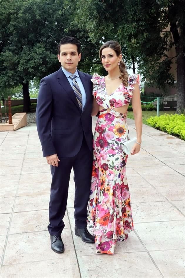 Ángel Sandoval y Fendy Rodríguez de Sandoval